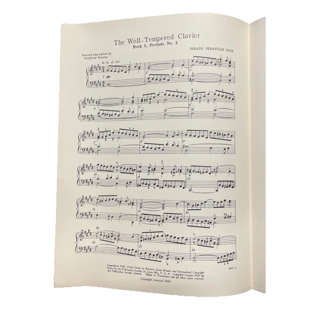Preludes And Fugues The Well-Tempered Clavier JS Bach‎ 1301